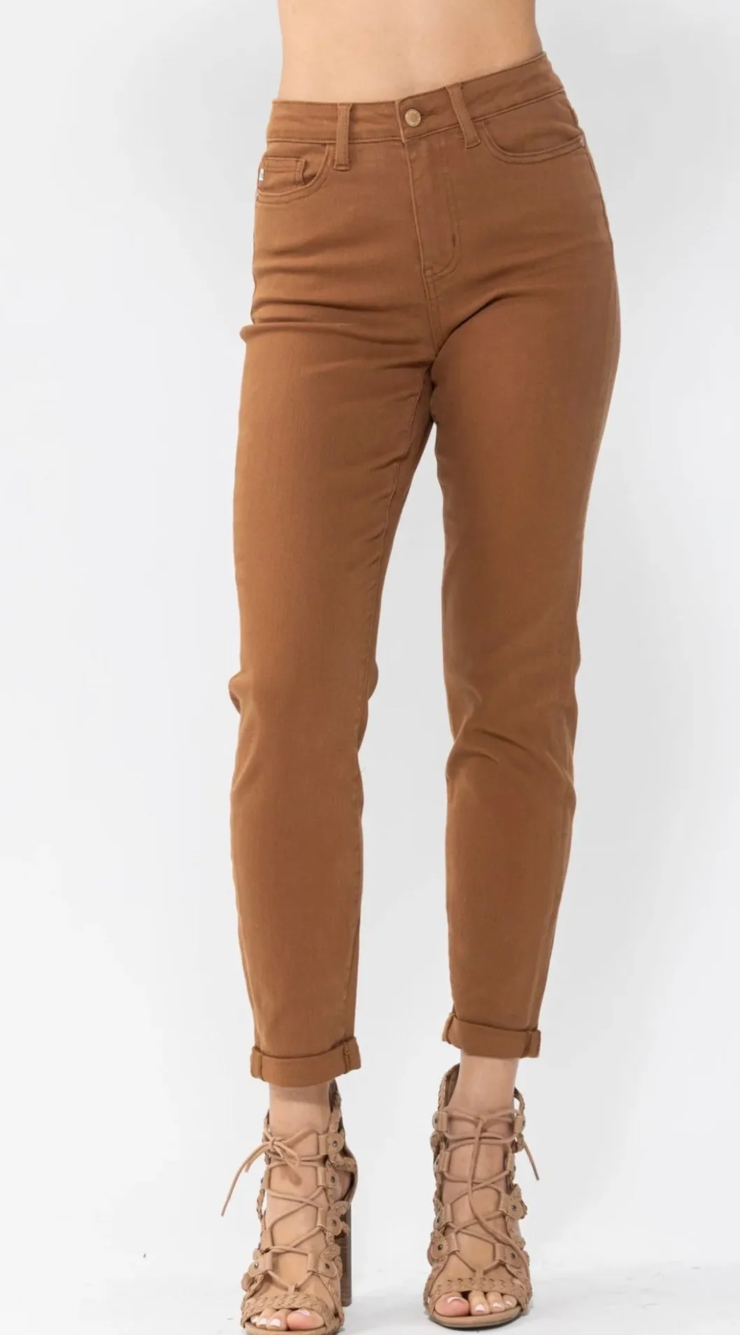 Judy Blue HW Brown Slim Fit Jean