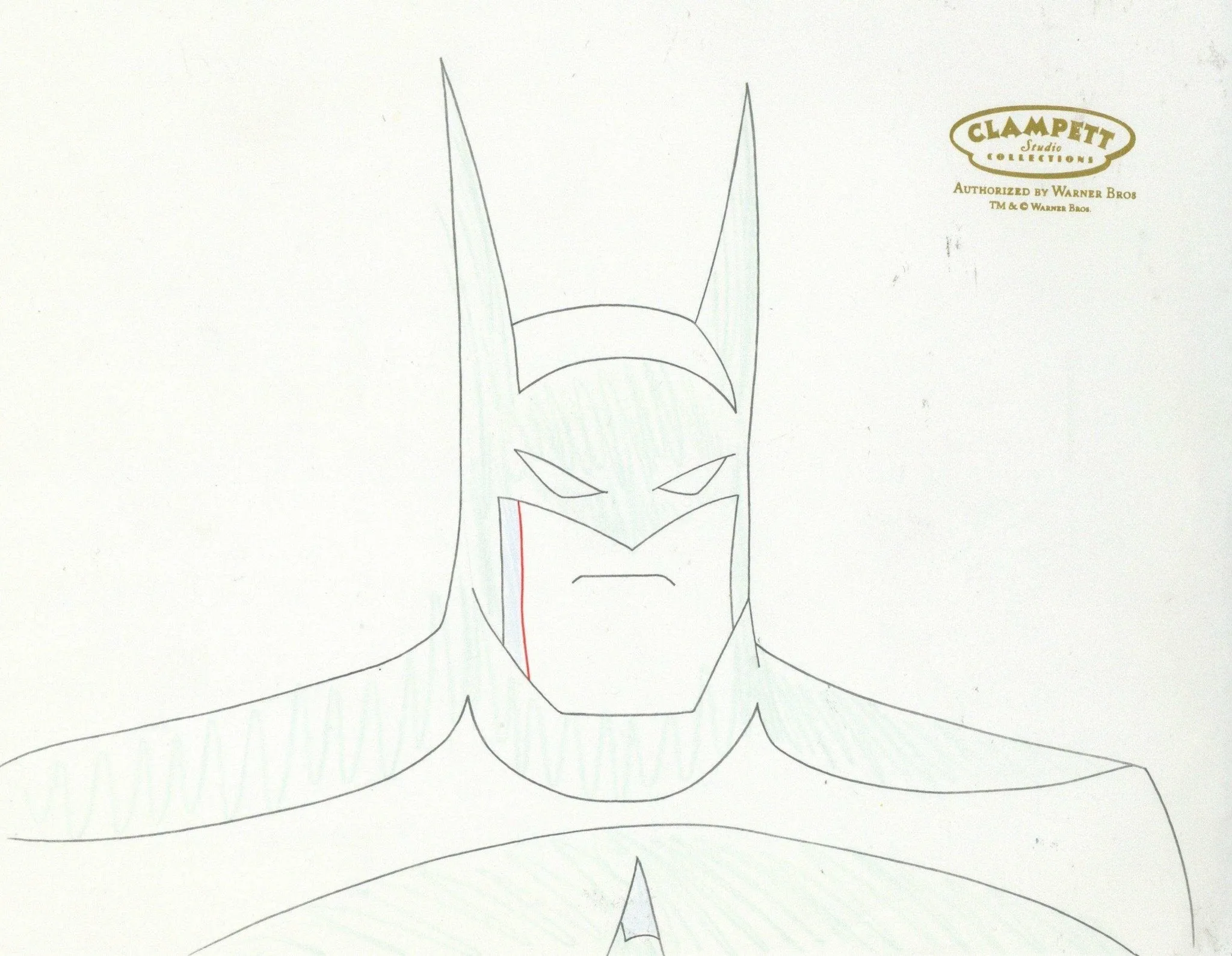 Justice League Original Production Drawing: Batman