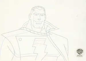 Justice League Original Production Drawing: Captain Marvel