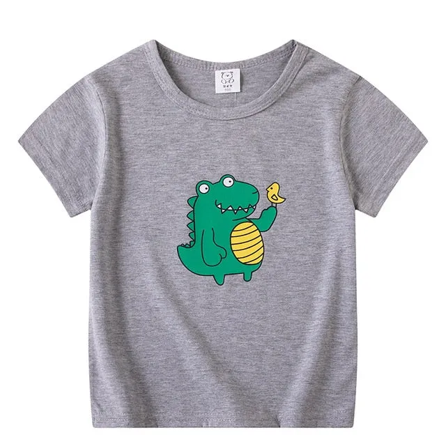 Kids Boys Girls T-Shirts Clothes Cotton Toddler Tops