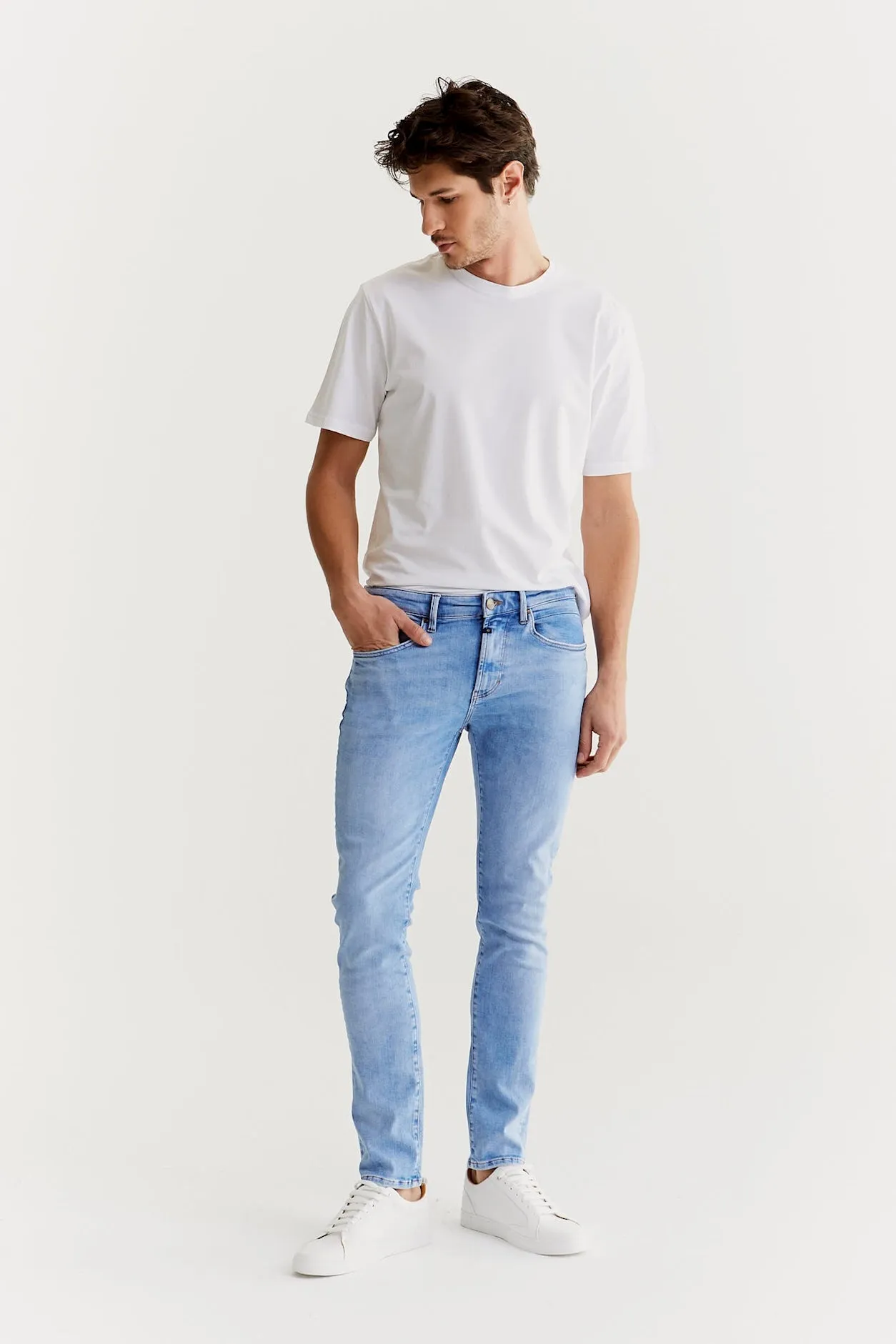 Leo - Slim Fit Stretch - Light Blue