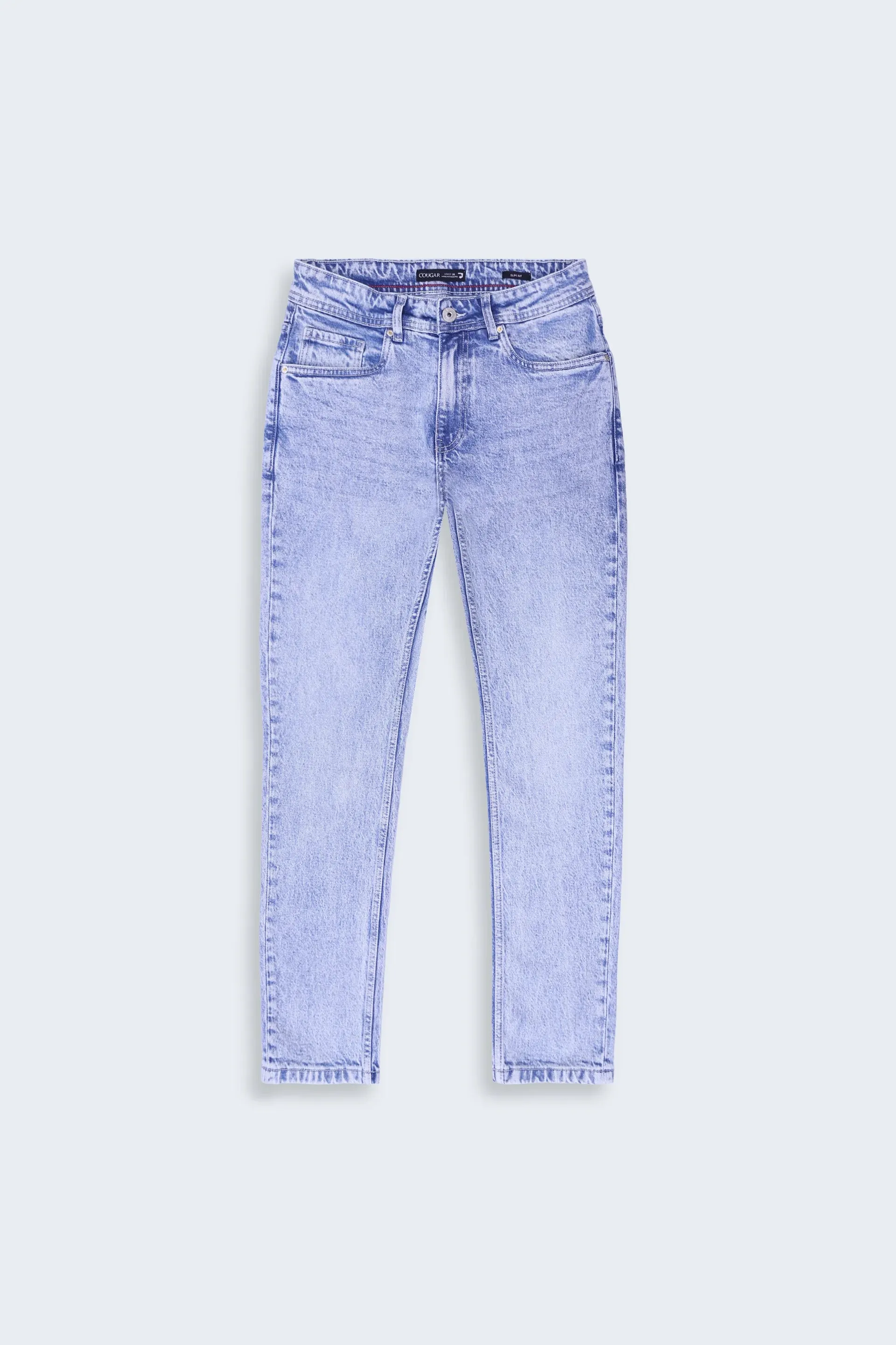 Light Blue Washed Slim Fit Jeans