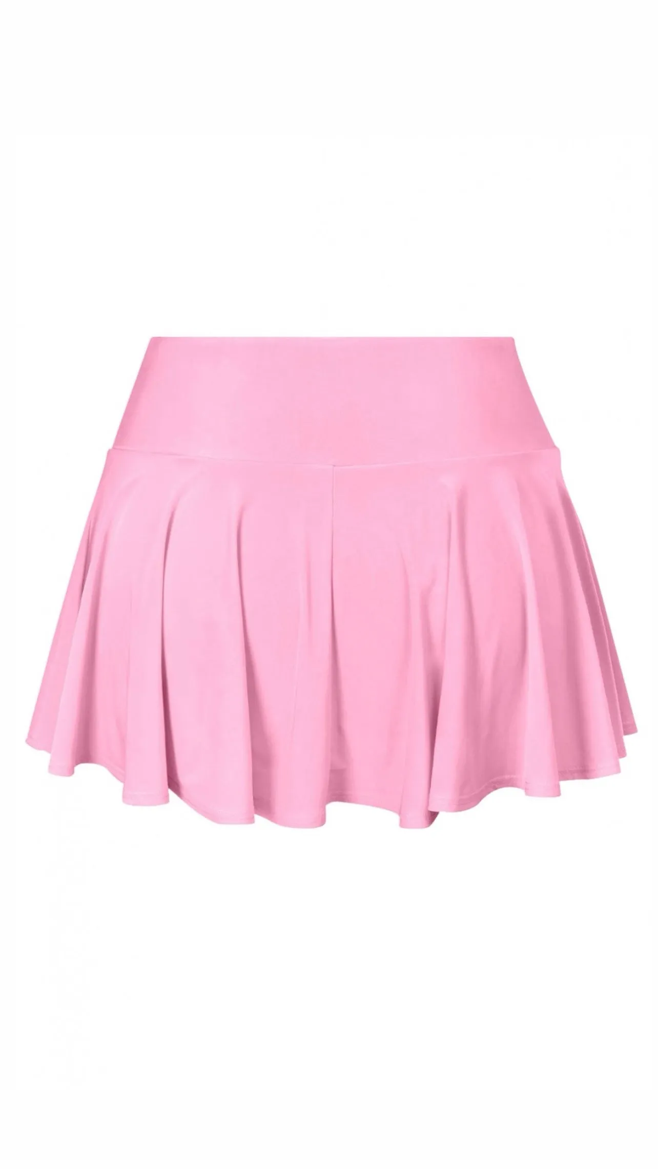 Low-Rise Pleated Mini Tennis Skirt - Pink