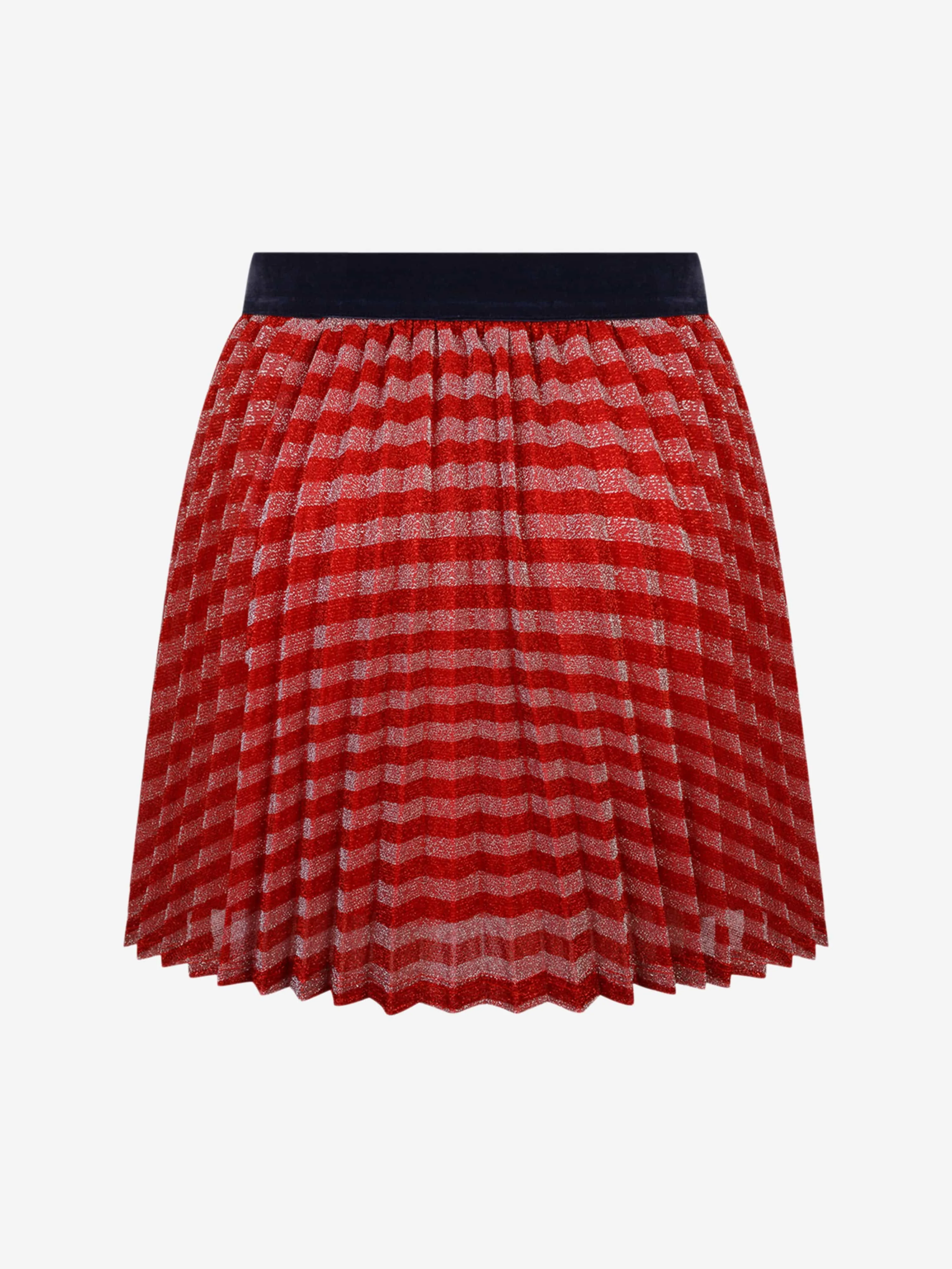 MARC JACOBS Girls & Pink Pleated Striped Skirt