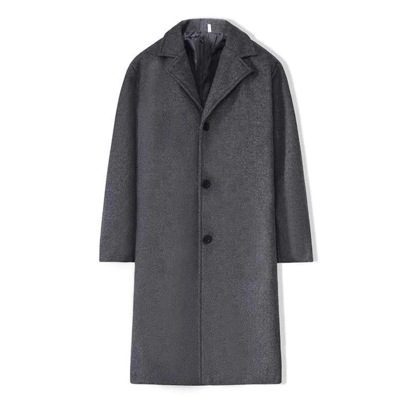 Men's British Style Slim Long Trench Coat 45391039X