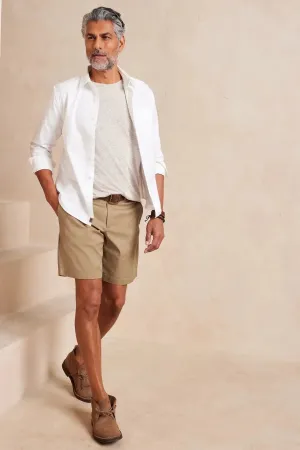 Mens Longer Chino Shorts