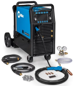 Miller Multimatic 255 Multiprocess Welder w/EZ-Latch Running Gear 951767