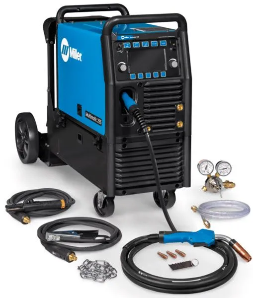 Miller Multimatic 255 Multiprocess Welder w/EZ-Latch Running Gear 951767