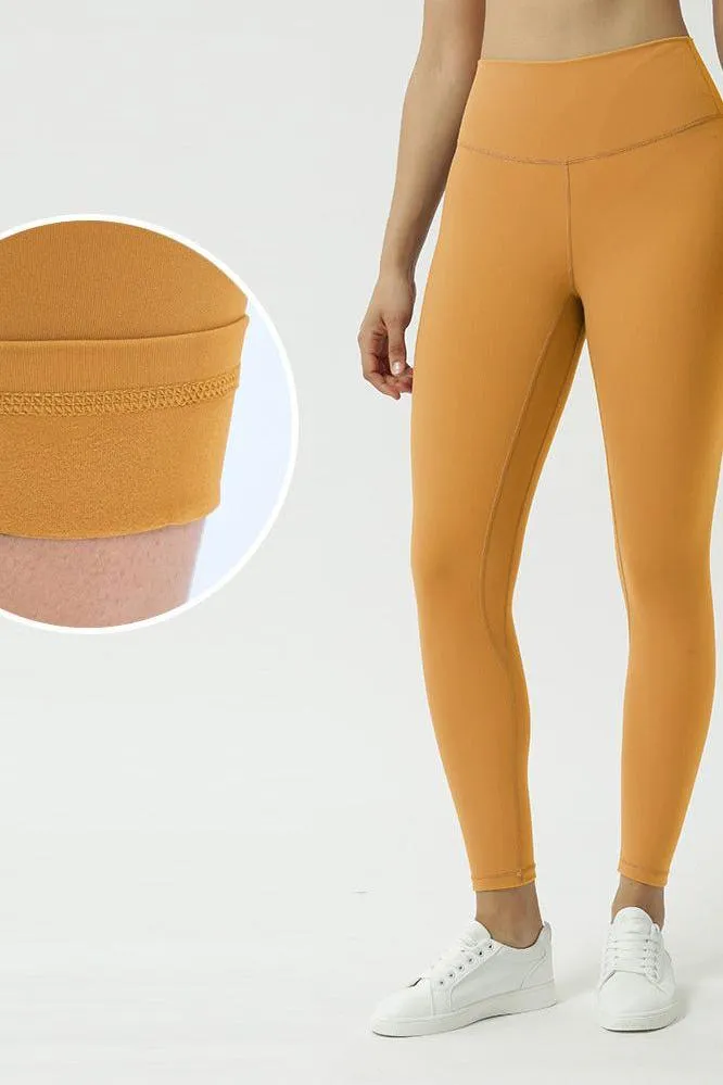 New double-sided brushed yoga pants