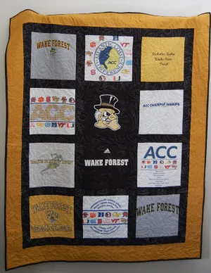 Nick’s Track T-Shirt Quilt