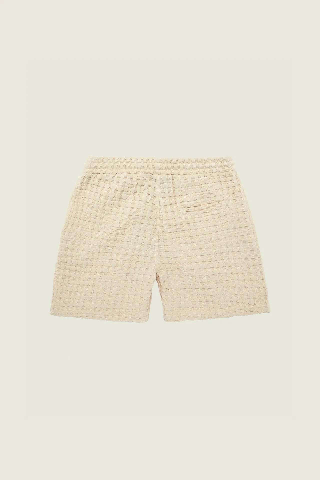 OAS Ecru Porto Waffle Short