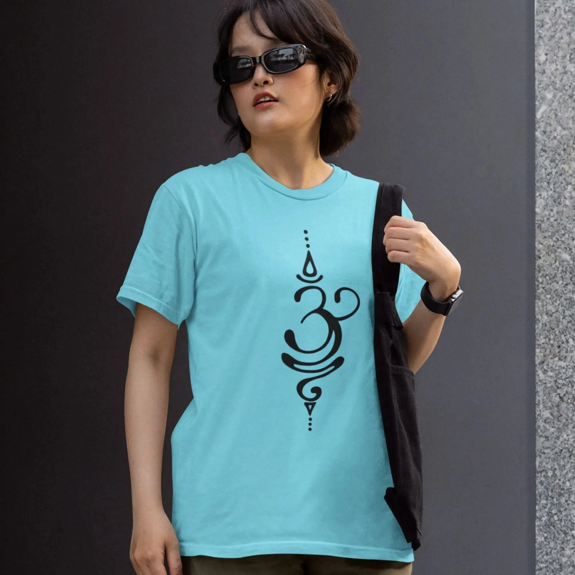 Om Yoga Round Neck Half Sleeve Classic T-Shirt