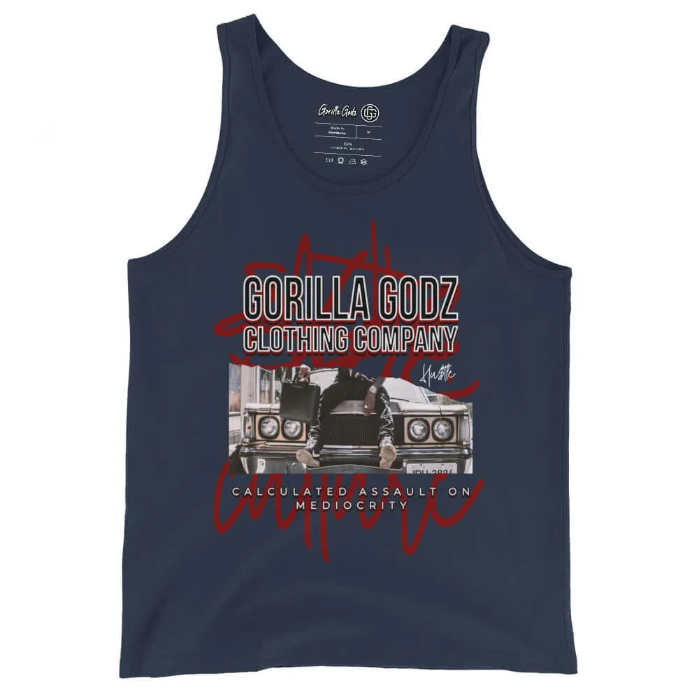 "Assault on Mediocrity" Unisex Tank Top (Color options available)