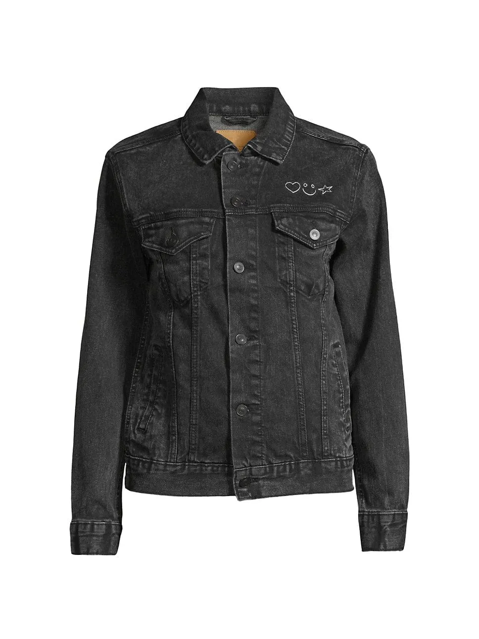 "mama" Adult Black Denim Jacket