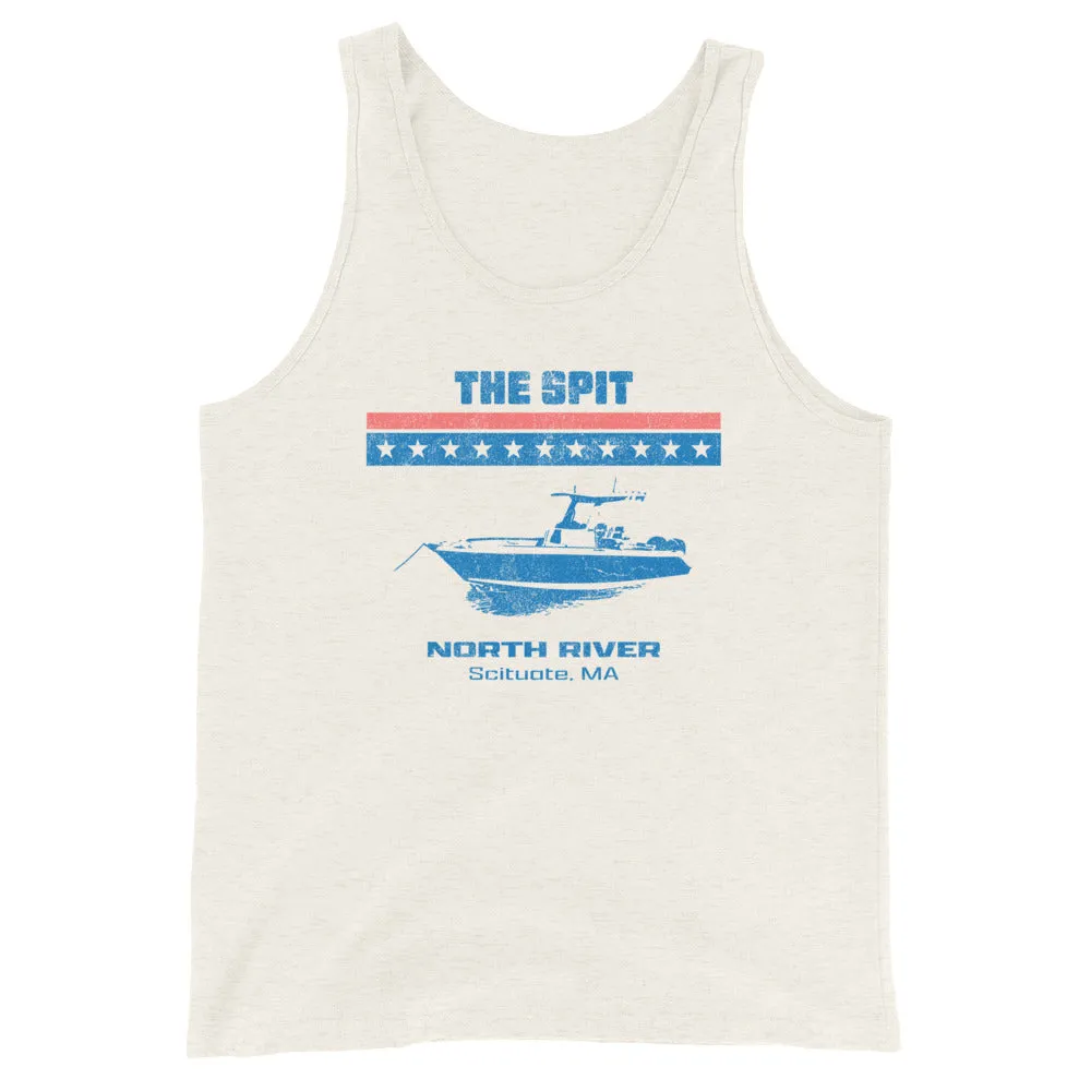 "The Spit" North River Tank Top - Scituate, MA | Mens Patriotic Tanktop