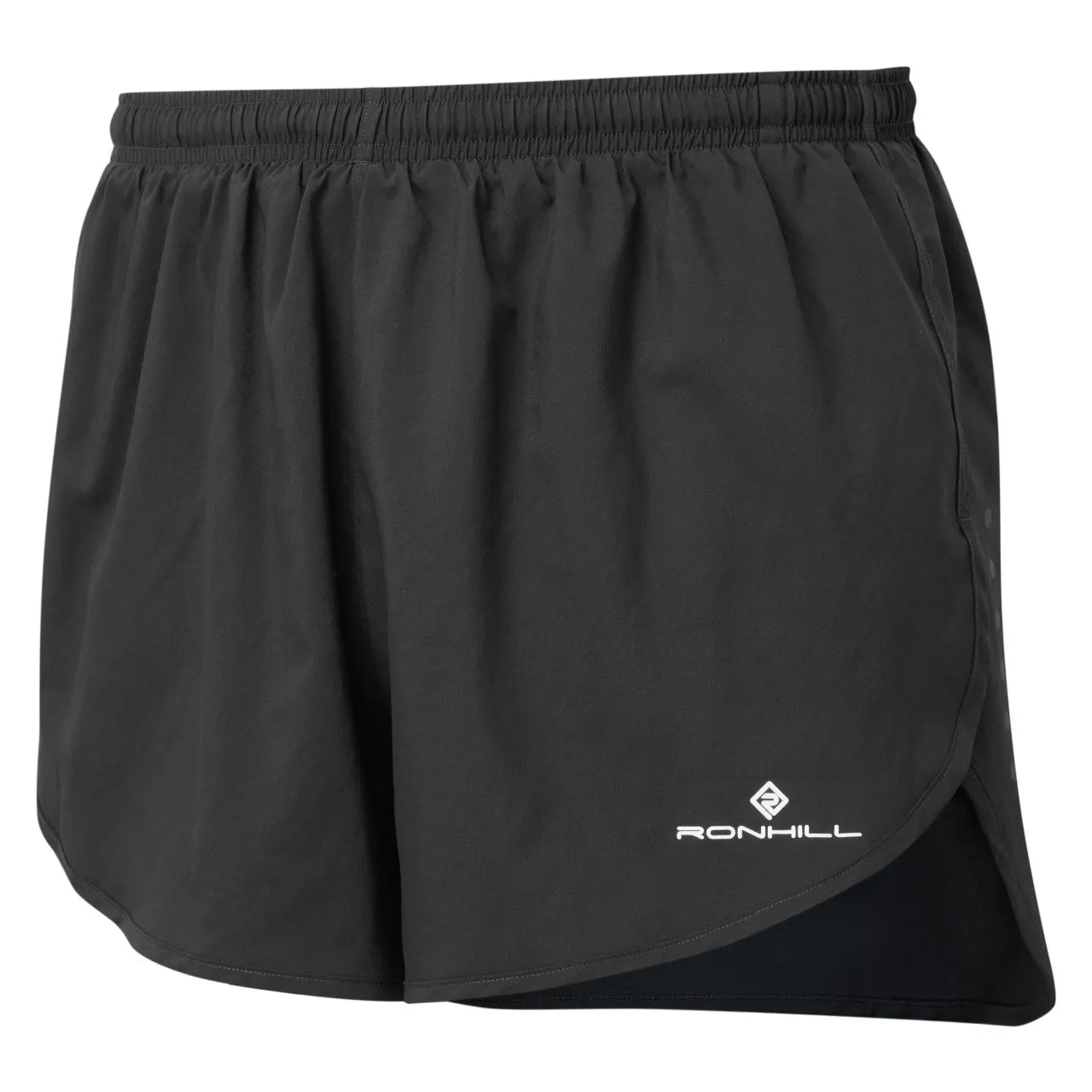 Ronhill Core Racer Short (Mens) - Black/Bright White