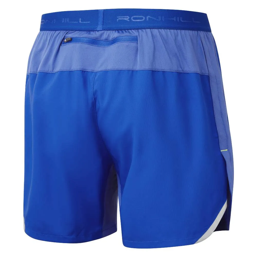 Ronhill Tech 5" Short (Mens) - Azurite/Citrus