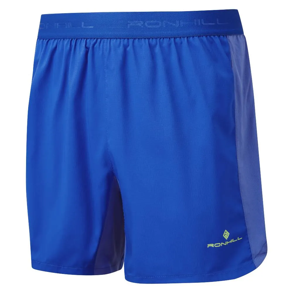 Ronhill Tech 5" Short (Mens) - Azurite/Citrus