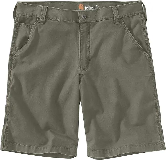 Rugged Flex Relaxed Fit 8-Inch Canvas Work Short