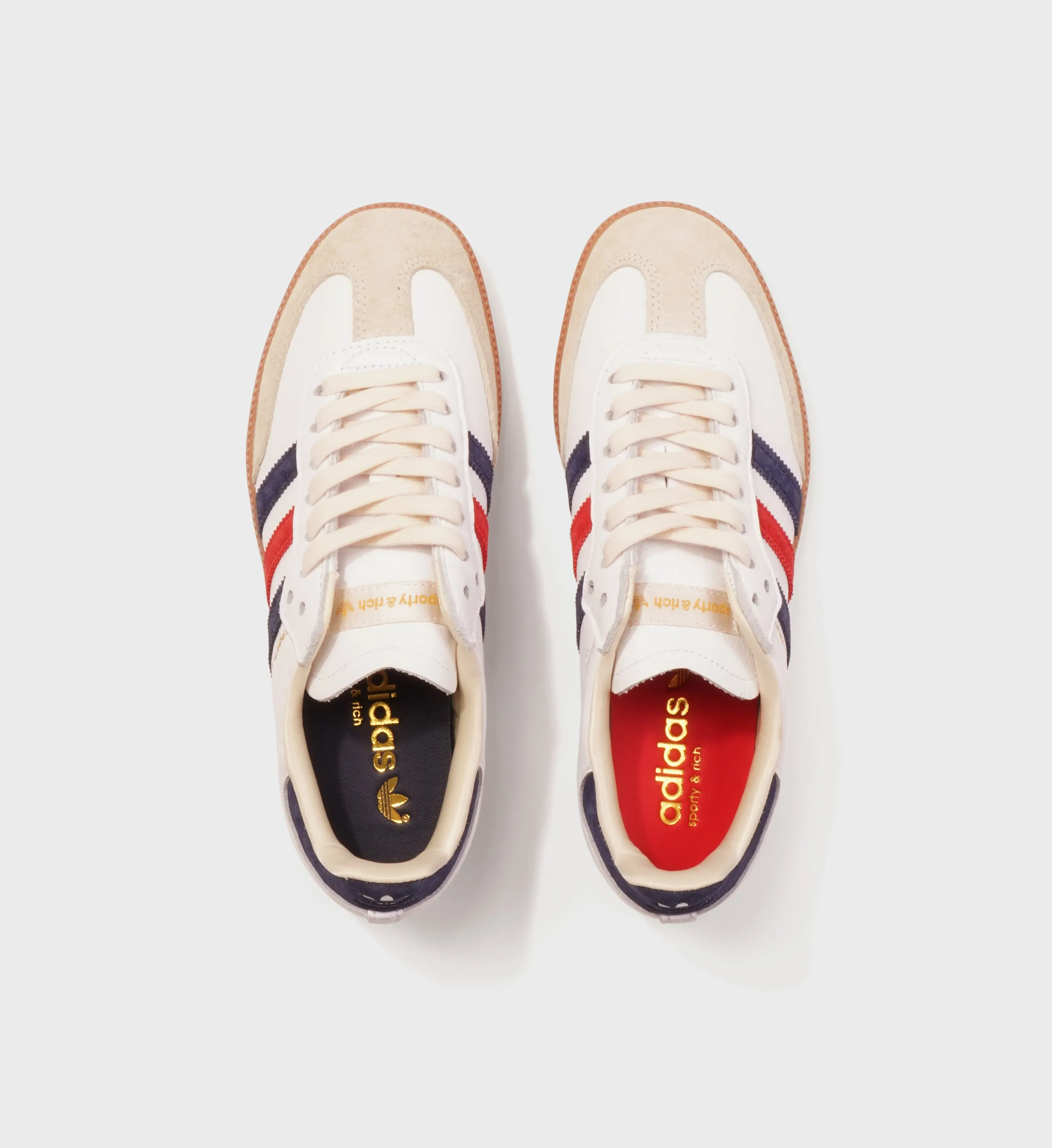 Samba - White/Sports Red/Navy