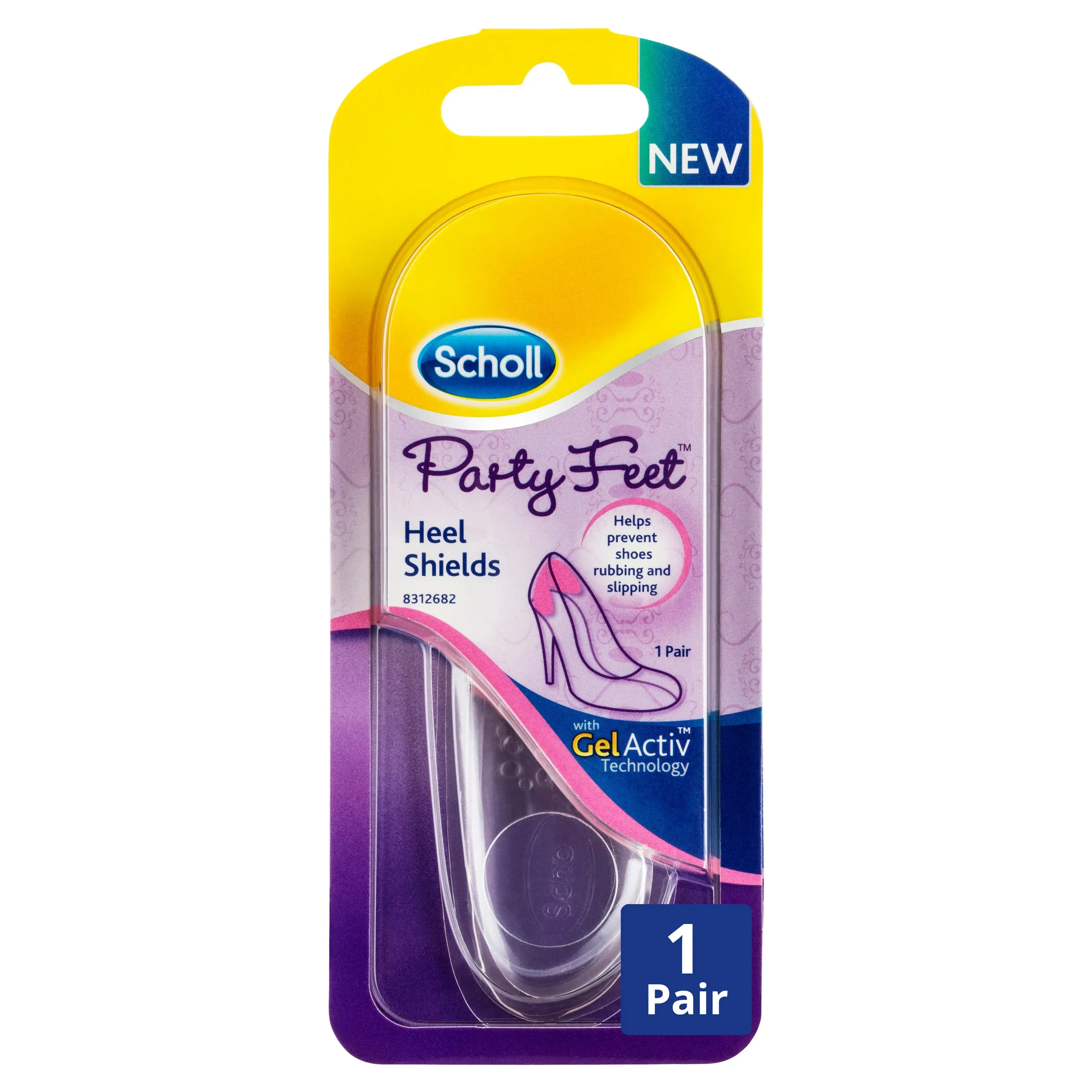 Scholl Party Feet Inserts Heel Shields