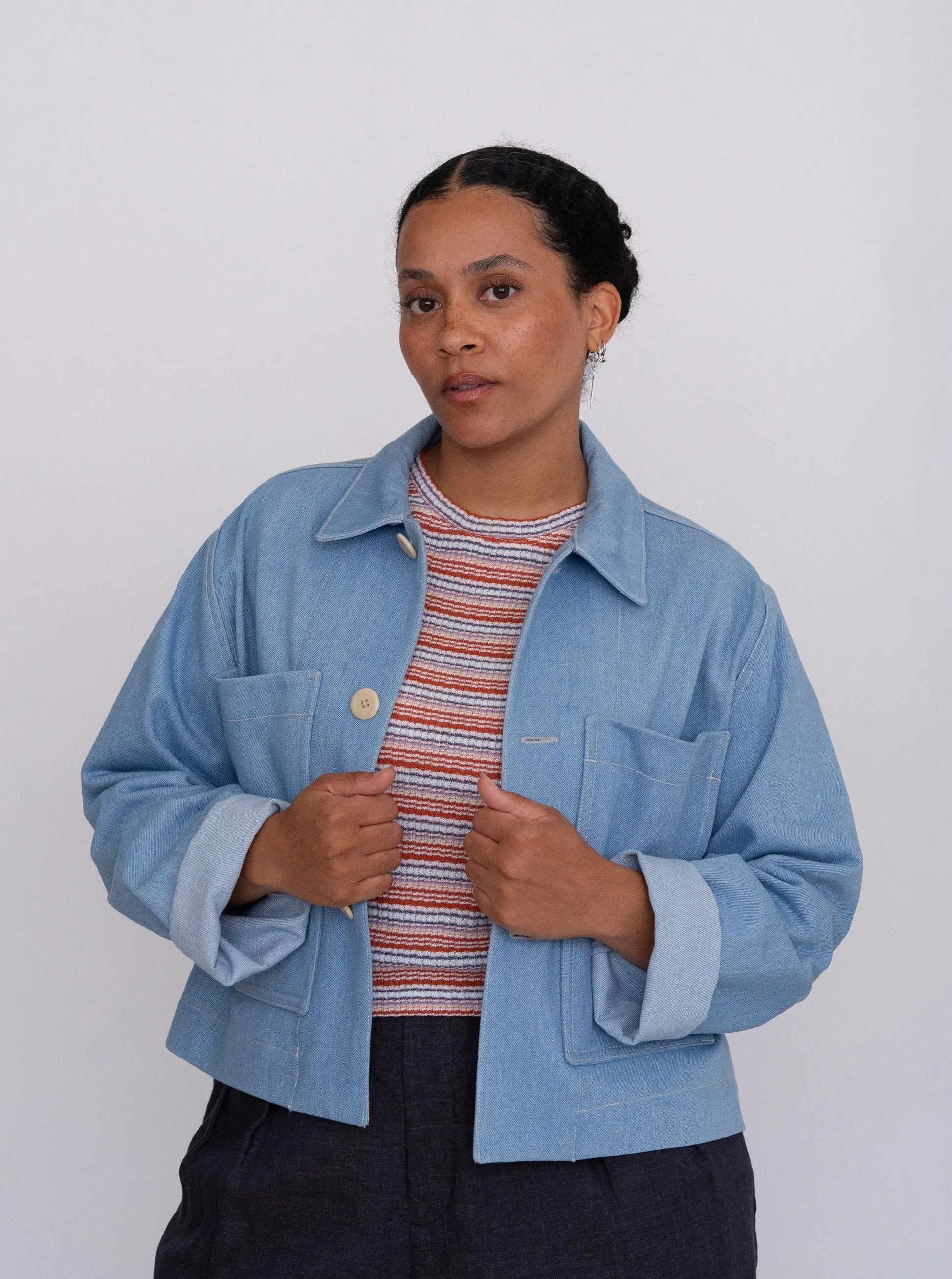 SEGRETA blue denim jacket