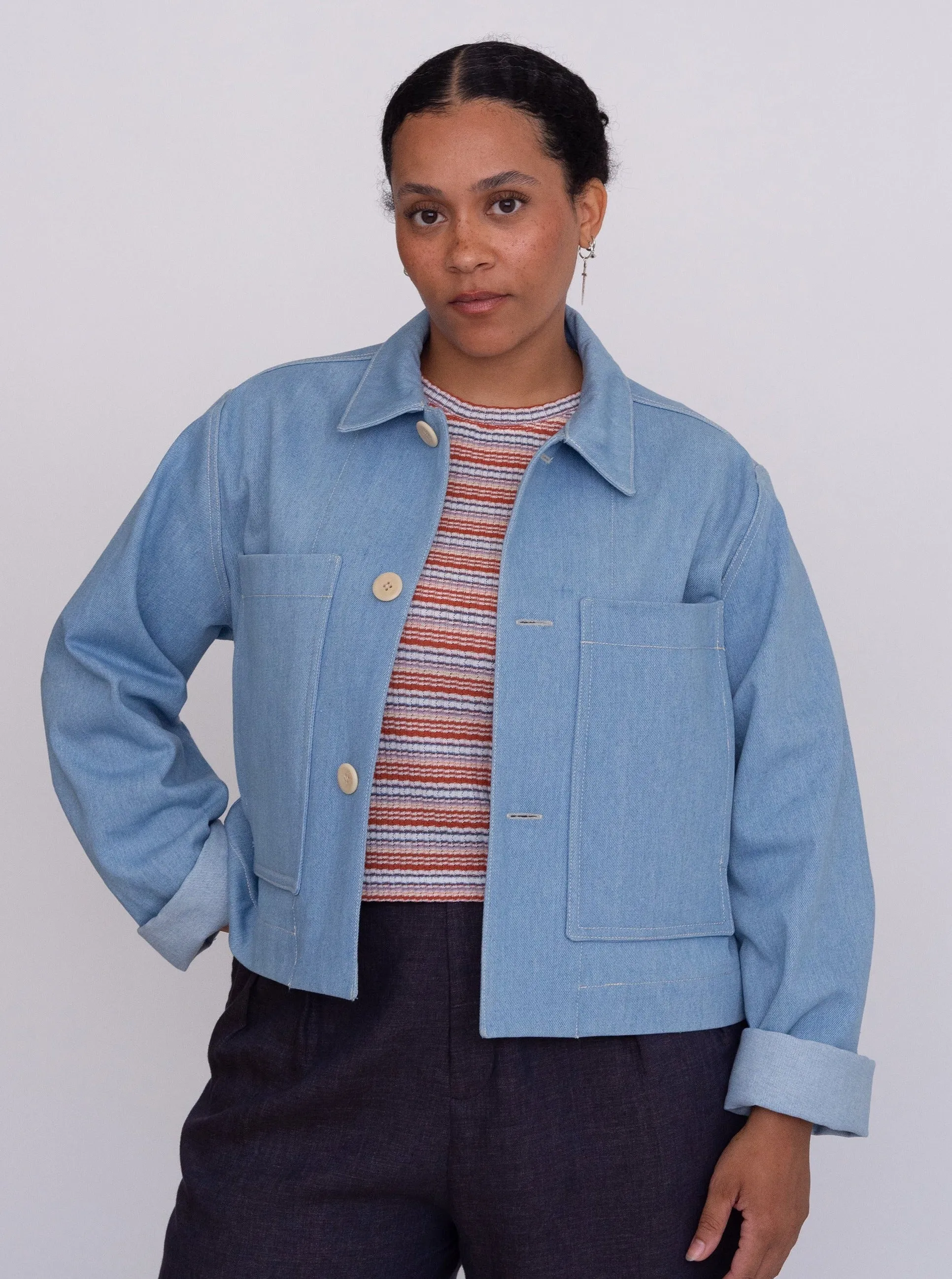 SEGRETA blue denim jacket