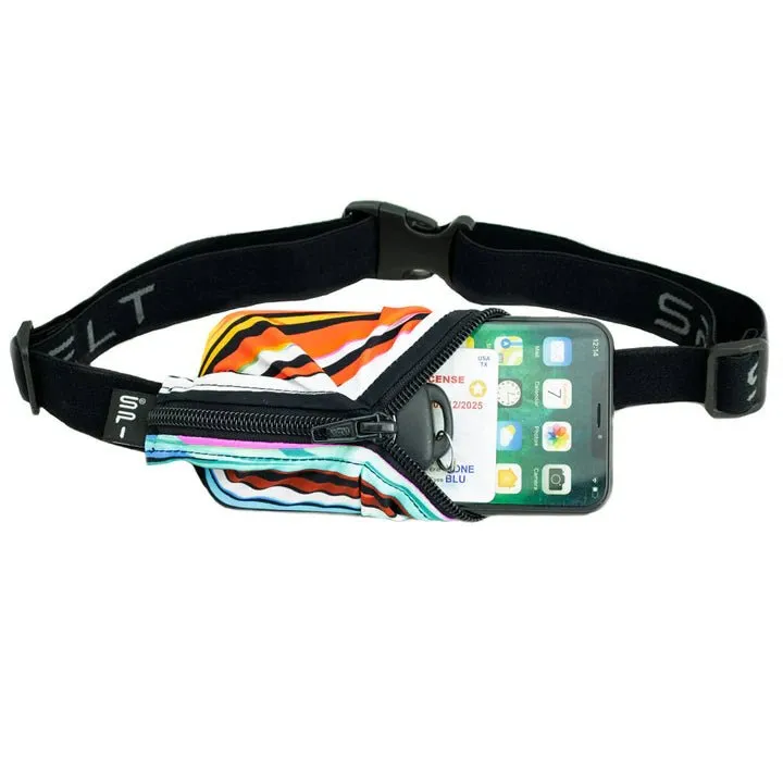 SPIbelt Original Running Belt - Kickflip/Black Zipper