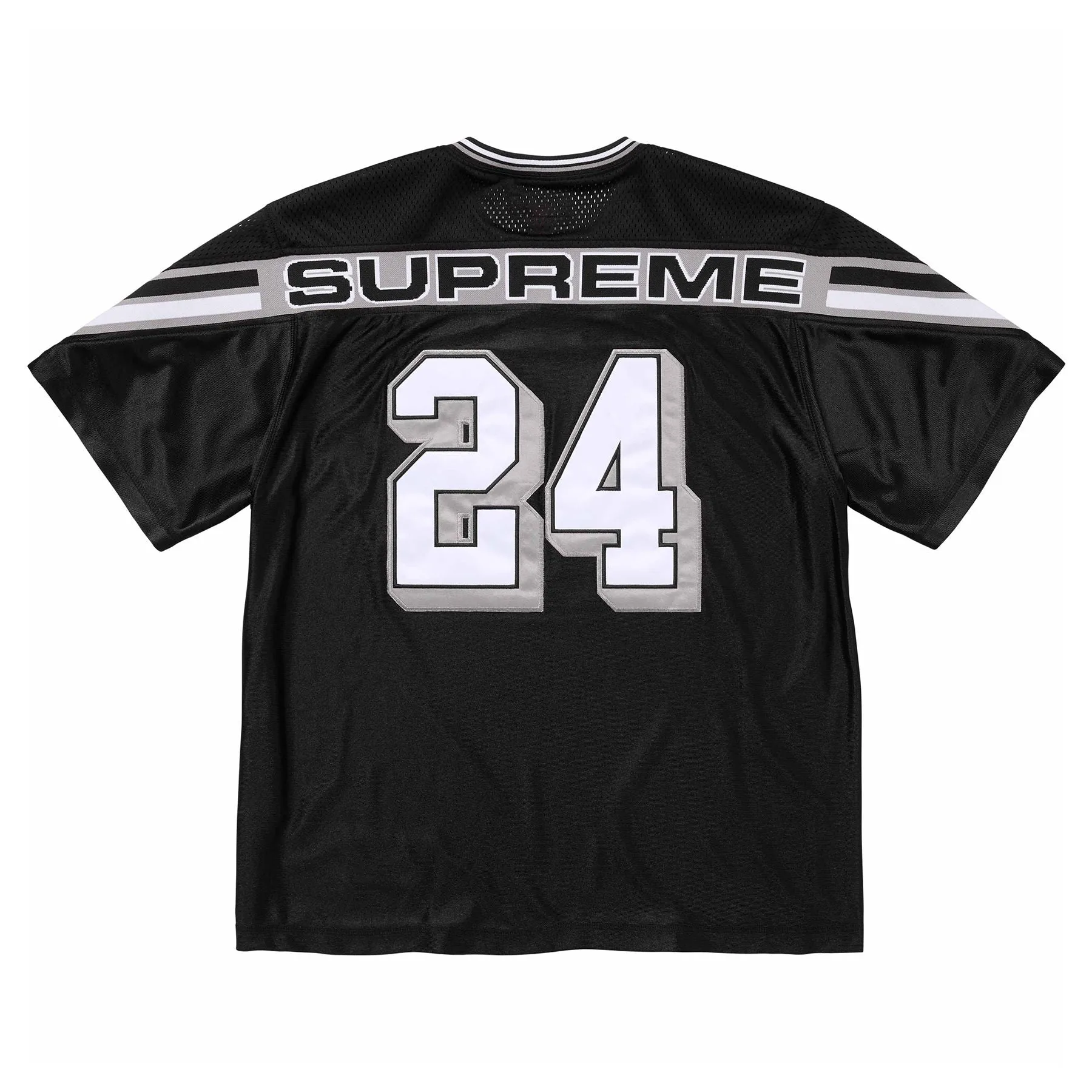 Supreme Jacquard Rib Football Jersey 'Black'