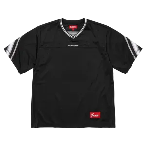 Supreme Jacquard Rib Football Jersey 'Black'