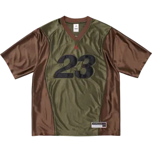 Supreme x Jordan Warm Up Jersey 'Olive/Brown'