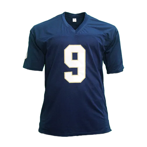 Tony Rice Notre Dame Autographed Blue Football Jersey (JSA)