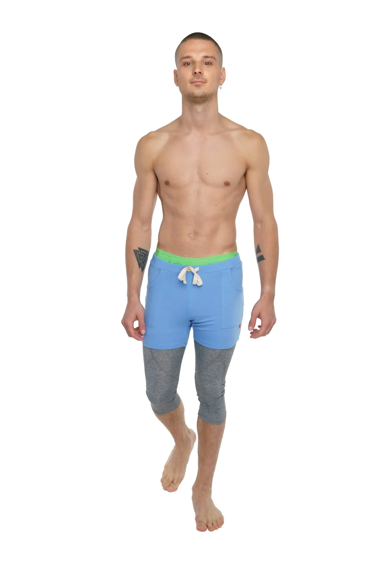 Transition Yoga Short (Ice Blue)