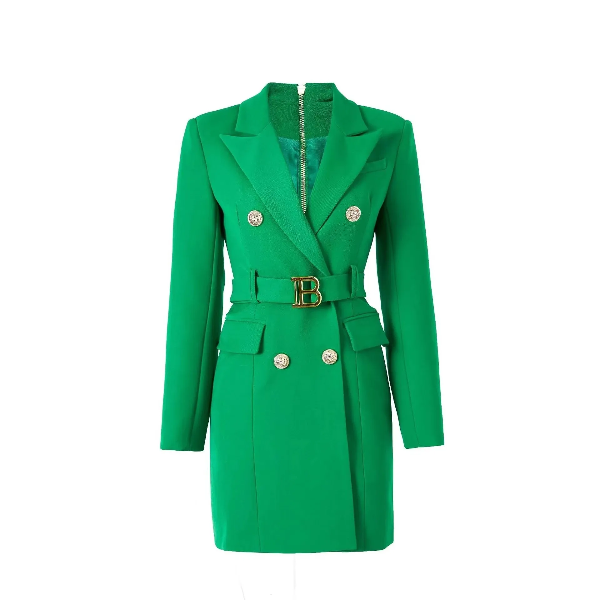 Trend4us Chic Belted Trench Coat