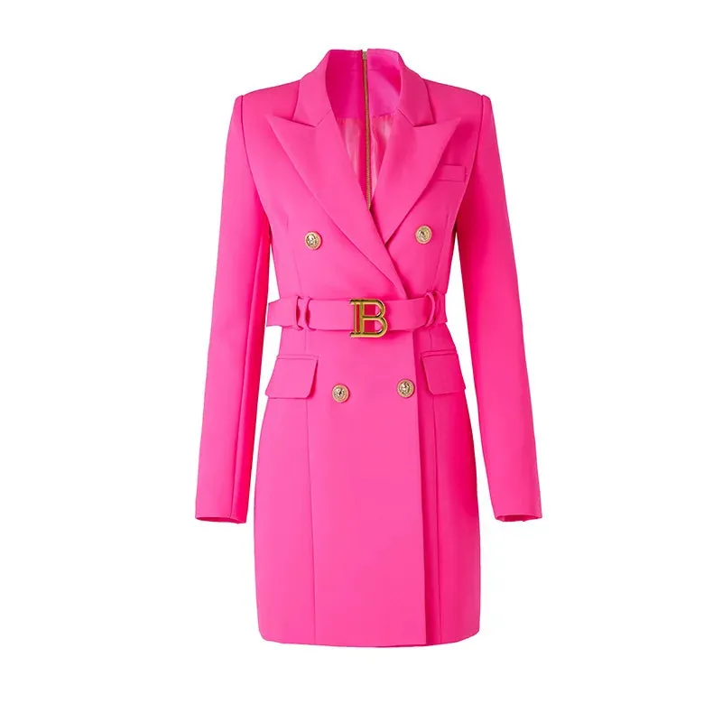 Trend4us Chic Belted Trench Coat