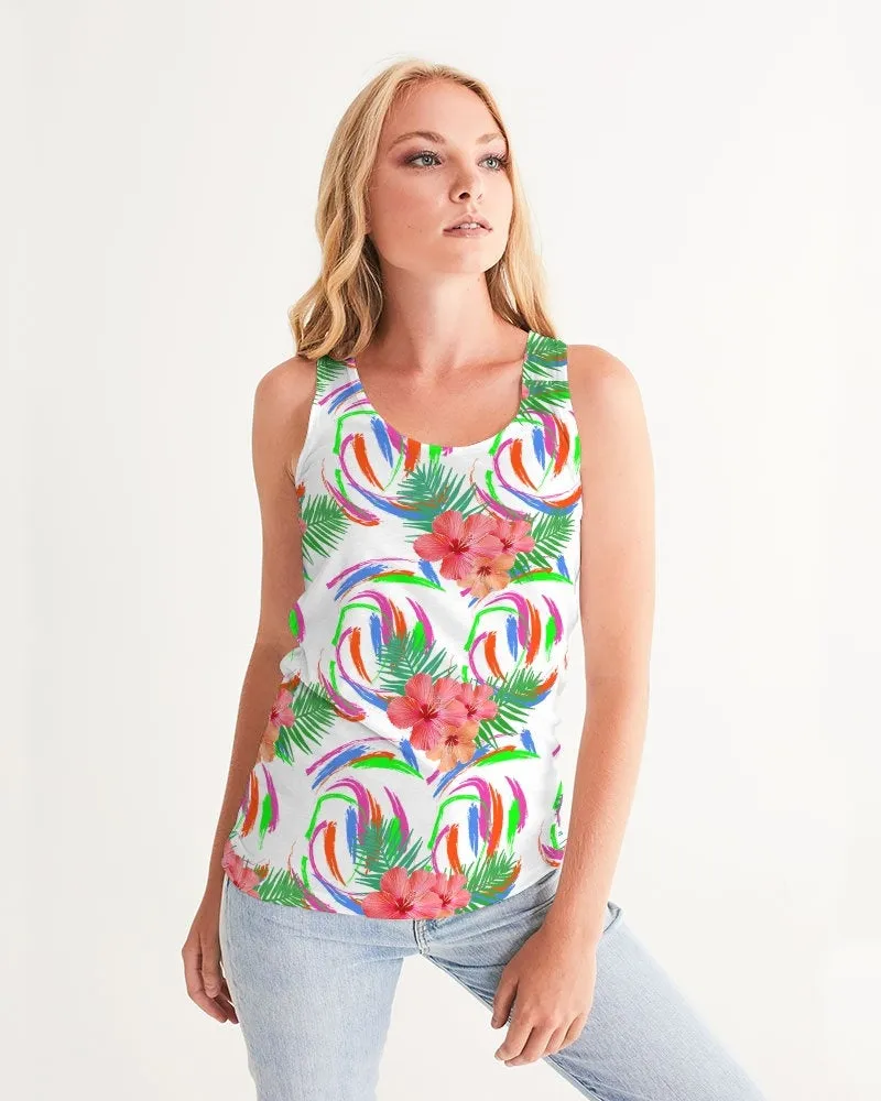 Tropical Hibiscus Women's Racerback Tank