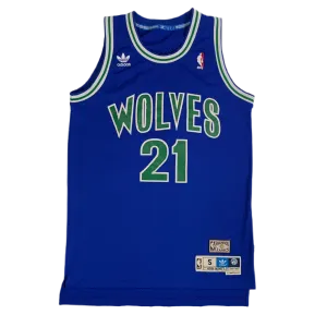 Vintage Minnesota Timberwolves "Kevin Garnett" Adidas Hardwood Classics Jersey