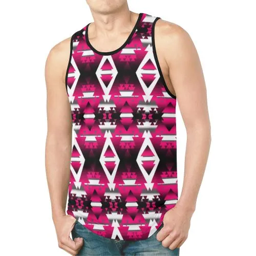 Winter Camp Dark Sunset Tank Top