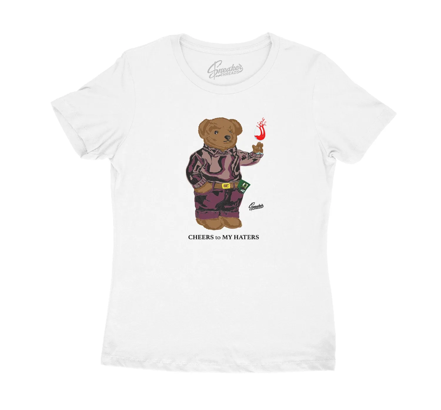 Womens Fearless Ones Cheers Bear Shirt