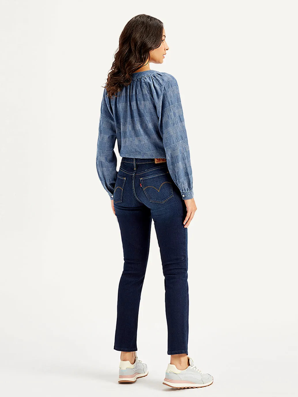 Women's Mid Rise 312 Slim Fit Navy Jeans