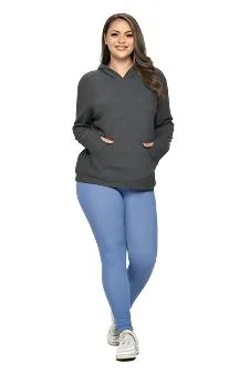 Women's Regular and Plus Size French Terry Activewear Hoodie - Great for Cool Mornings, Workout Gear and Layering