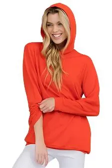 Women's Regular and Plus Size French Terry Activewear Hoodie - Great for Cool Mornings, Workout Gear and Layering