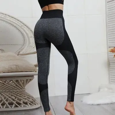 Women's Seamless Sport Leggings - Gym Fitness Yoga Set