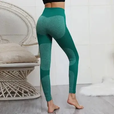 Women's Seamless Sport Leggings - Gym Fitness Yoga Set