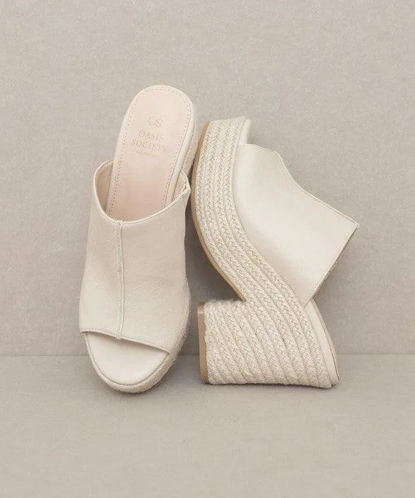 Womens Shoes Style No. Melissa - Espadrille Platform Slide