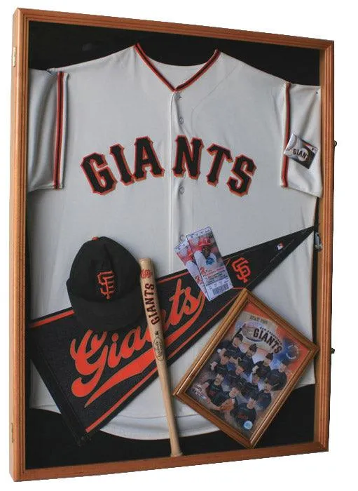 XL Jersey Display Case Cabinet Shadowbox