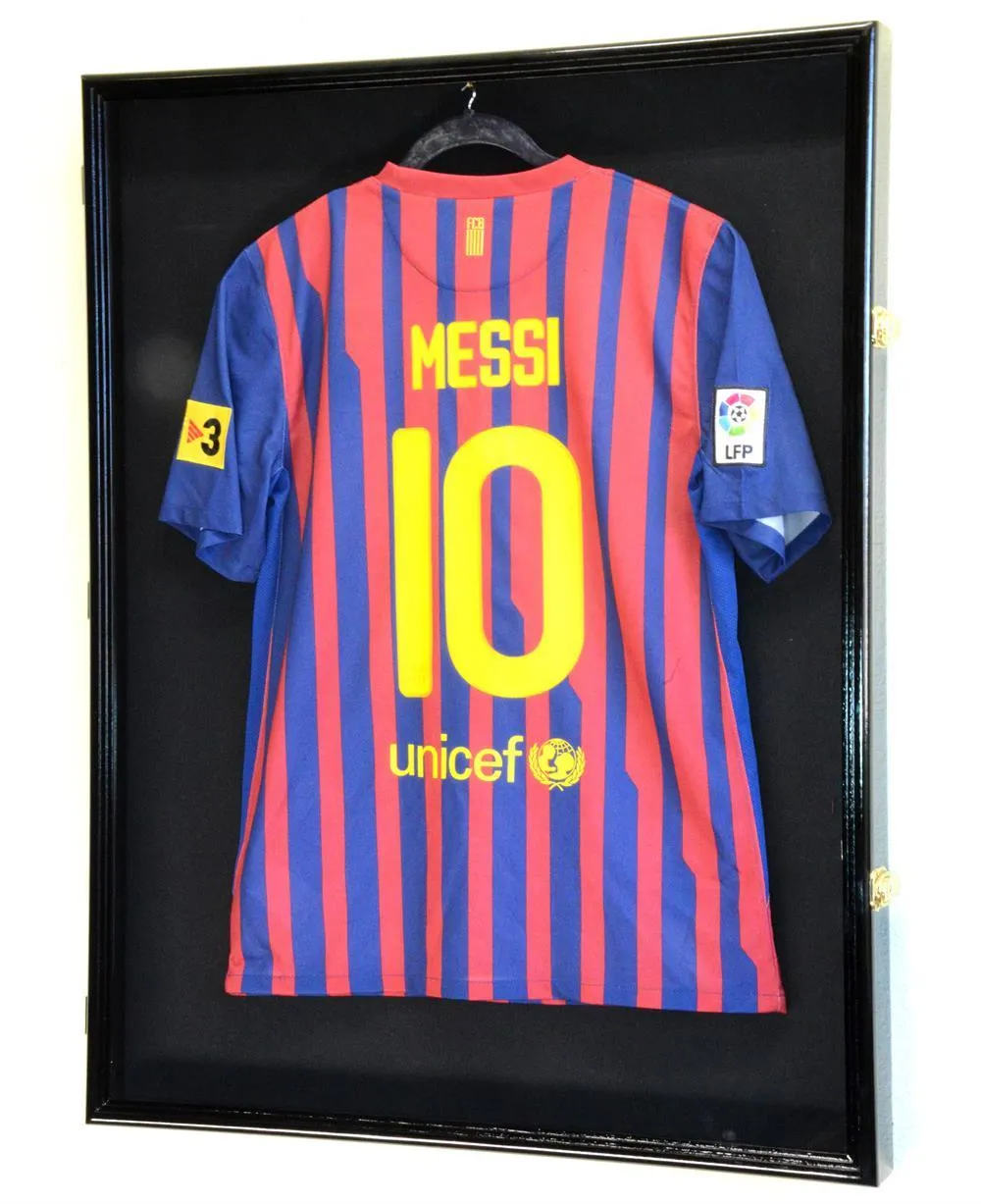 XL Jersey Display Case Cabinet Shadowbox