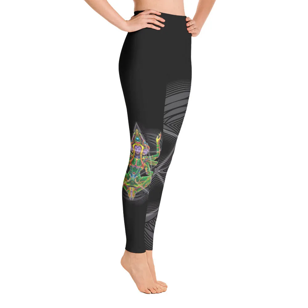 Yoga Leggings w/ Mantis print by Luke Brown